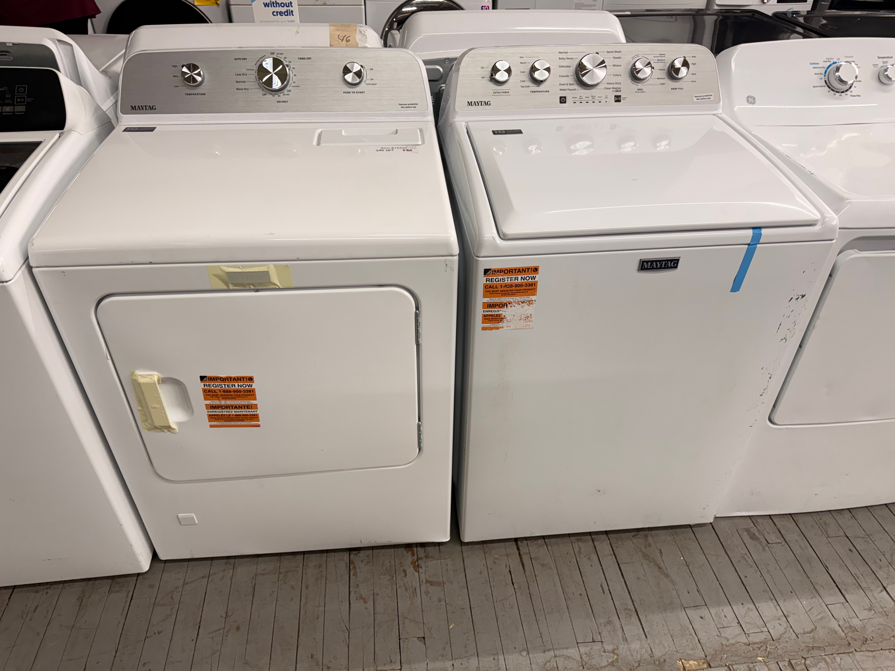 Washer and Dryer Sets